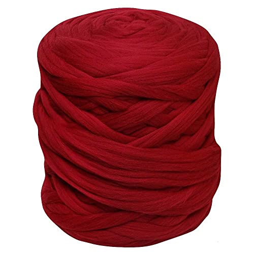 1m Filzwolle Märchenwolle Merino Nassfilzen Trockenfilzen Spinnen über 100 Farben Meterware, Farbe Wolle:012 intensiv rot von maDDma