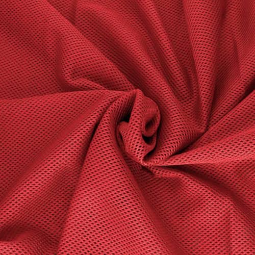 1m Mesh-Stoff Bekleidungsnetz Meshgewebe Air-Mesh 115g/m² Netzgewebe Netzfutter Futterstoff, Farbe:rot von maDDma