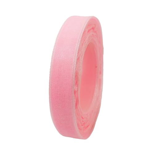 27m Chiffonband 12mm Geschenkband Schleifenband Dekoration Floristik Farbwahl, Farbe:babyrosa von maDDma