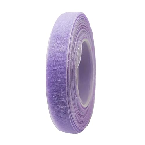 27m Chiffonband 12mm Geschenkband Schleifenband Dekoration Floristik Farbwahl, Farbe:lavendel von maDDma