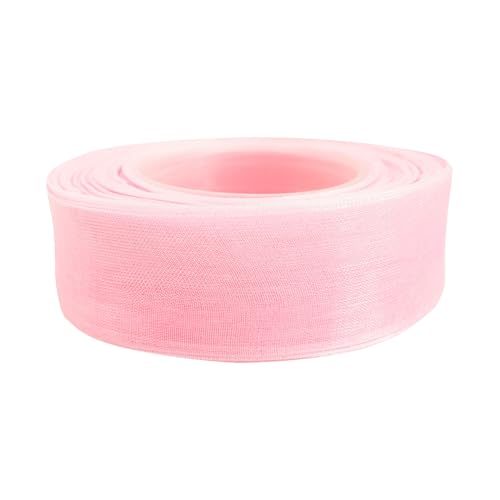 27m Chiffonband 25mm Polyesterband Dekoration Schleifenband Geschenkband Farbwahl, Farbe:babyrosa von maDDma