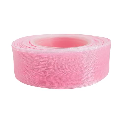 27m Chiffonband 25mm Polyesterband Dekoration Schleifenband Geschenkband Farbwahl, Farbe:rosa von maDDma