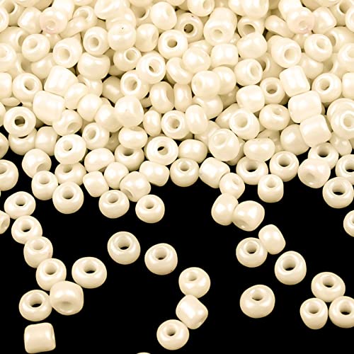 50g Rocailles Glasperlen 2mm Rocaillesperlen Perlen fädeln Schmuck basteln, Farbe:perlmutt von maDDma
