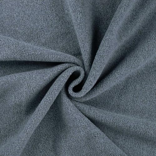 Fleecestoff Melange Fleece Sportfleece Microfleece ab 0,5m x 1,45m Meterware, Farbe:taubenblau Fleecestoff Melange Fleece Sportfleece Microfleece ab 0,5m x 1,45m Meterware, Farbe:taubenblau von maDDma