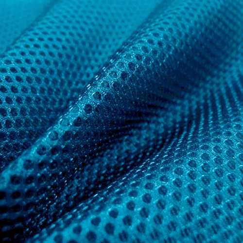 Meshgewebe 3D Air-Mesh Distanzgewebe ab 1m Netzgewebe Netzfutter Futterstoff Farbwahl, Farbe:aqua von maDDma