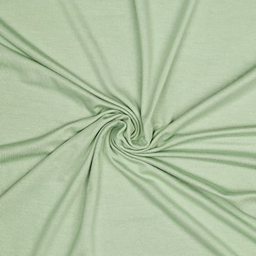 Modal-Jersey Modalstoff 27 Farben 0,5x1,45m Jerseystoff Tencel(TM) Modal Oeko-Tex zertifiziert, Farbe:mintgrün von maDDma