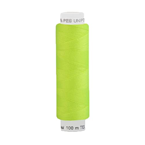 Nähgarn 100m Unipoly 120 Tex14x2 Polyester Nähfaden Nähmaschinengarn Farben 1v6, Farbe:115 von maDDma