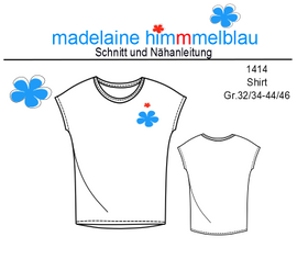 1414 Shirt von madelaine himmmelblau