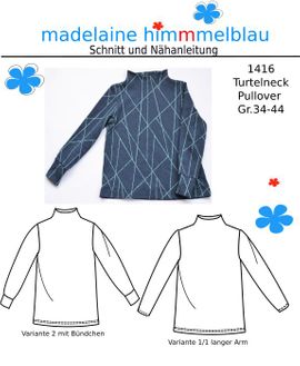 1416 Damen-Pullover von madelaine himmmelblau