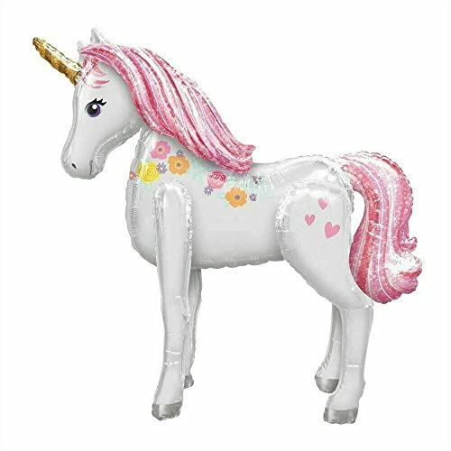 Riesiger Einhorn-Airwalker 3D-Ballon-Dekoration, Helium-Luft für Party, Kinder, 117,8 cm von madeokoltd