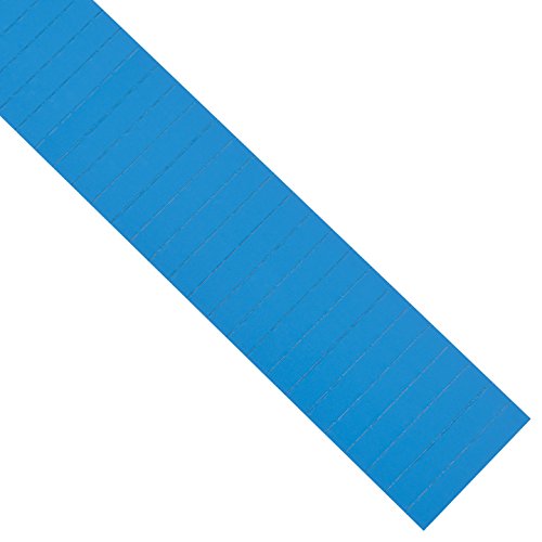 Magnetoplan ferrocard-Etiketten, Farbe blau, Größe 50 x 15 mm, 115 Stück von magnetoplan