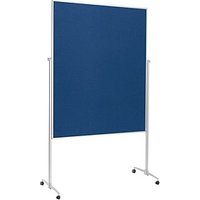 magnetoplan Moderationswand 120,0 x 150,0 cm marineblau von magnetoplan