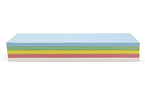 magnetoplan Selbstklebende Kommunikationskarten rechteckig, 5 Farben sortiert, 2 von magnetoplan