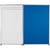 magnetoplan Trennwand 1103803, blau 125,0 x 180,0 cm von magnetoplan