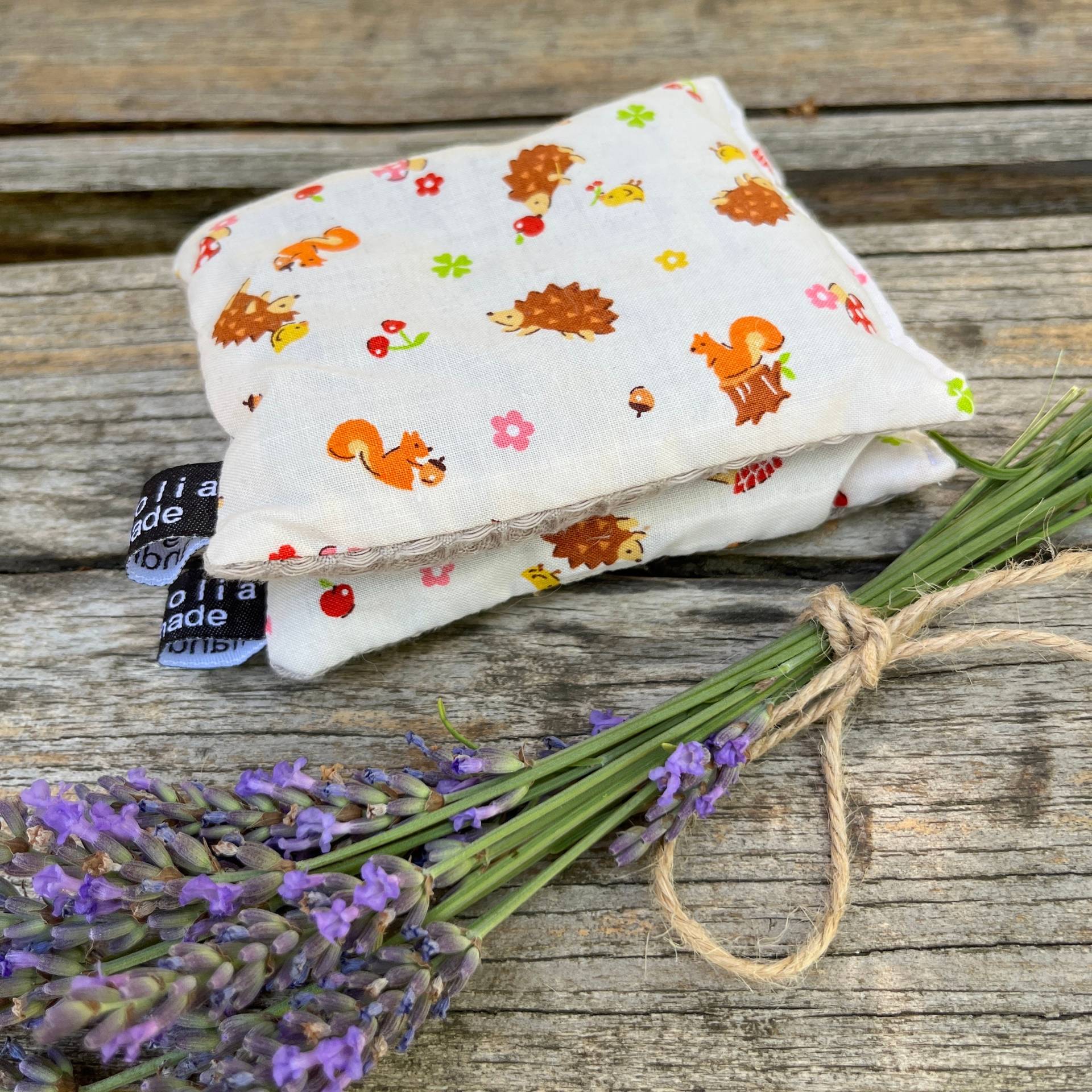 Kleine Wärmekissen Lavendel 2Er Pack Geschenk Handwärmer von magnoliawerkstatt