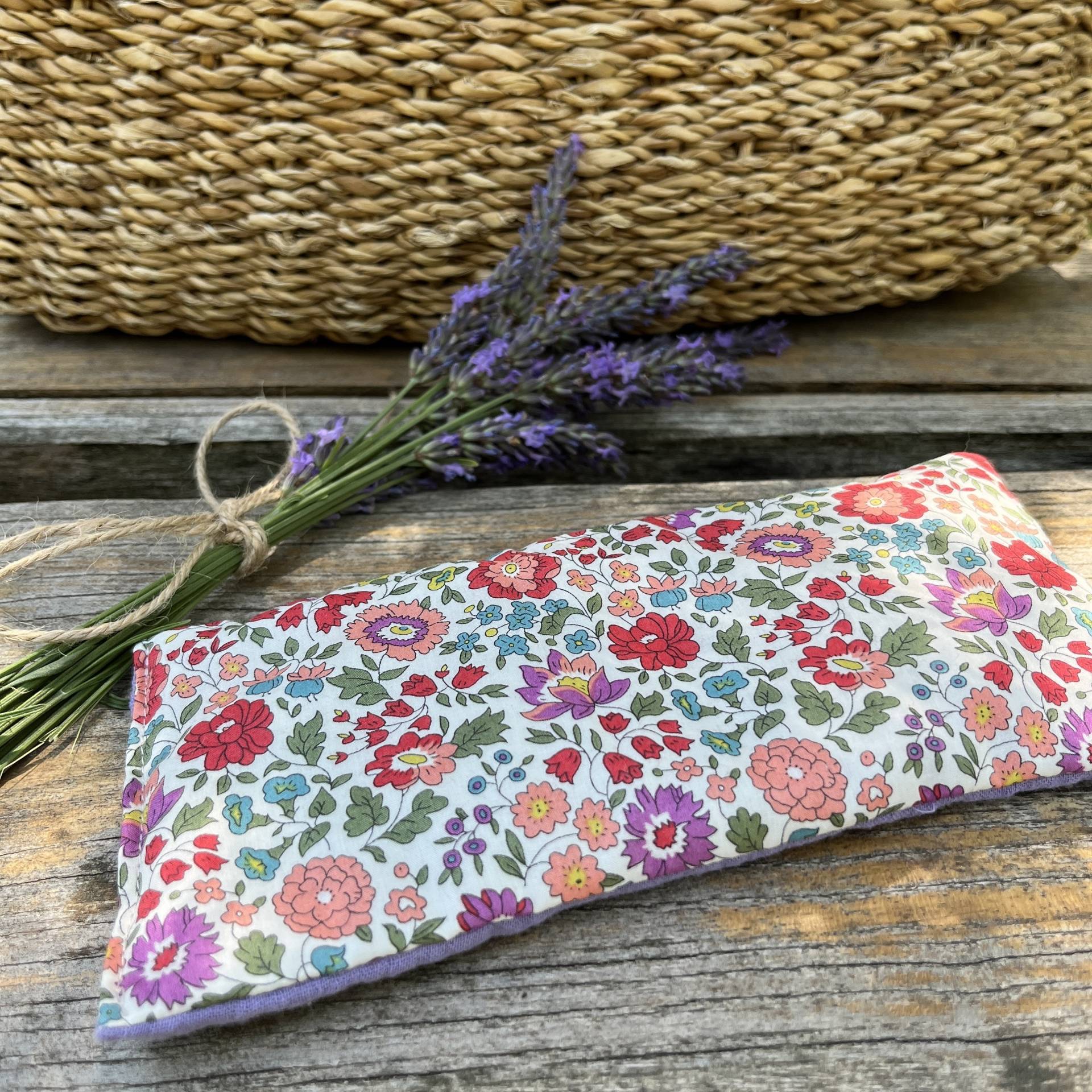 Yoga Augenkissen Lavendel Eyepillow Entspannung Meditation Wellness Geschenk Weihnachten von magnoliawerkstatt