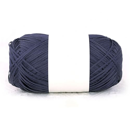 1 Rolle 460M/100g Raffiabast Papierband,100% Baumwolle Raffia Bastband Bindebast Breite: 2mmfür Geschenkverpackung, Weben, DIY Handwerk Dekoration (Blau) von maileiduo