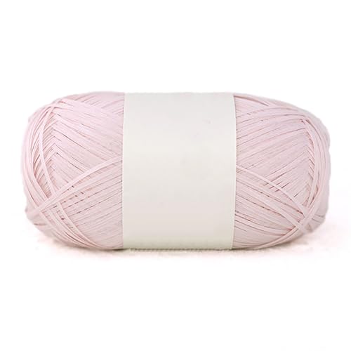 1 Rolle 460M/100g Raffiabast Papierband,100% Baumwolle Raffia Bastband Bindebast Breite: 2mmfür Geschenkverpackung, Weben, DIY Handwerk Dekoration (Rosa-A) von maileiduo