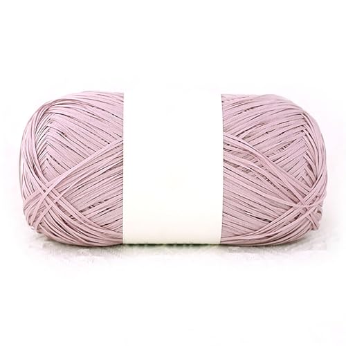 1 Rolle 460M/100g Raffiabast Papierband,100% Baumwolle Raffia Bastband Bindebast Breite: 2mmfür Geschenkverpackung, Weben, DIY Handwerk Dekoration (Rosa-C) von maileiduo