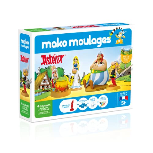 mako moulages Asterix et Obelix Bastelset für Gips und Malerei, Set mit 4 Formen, für Kinder ab 5 Jahren, 39089, 39089 von mako moulages