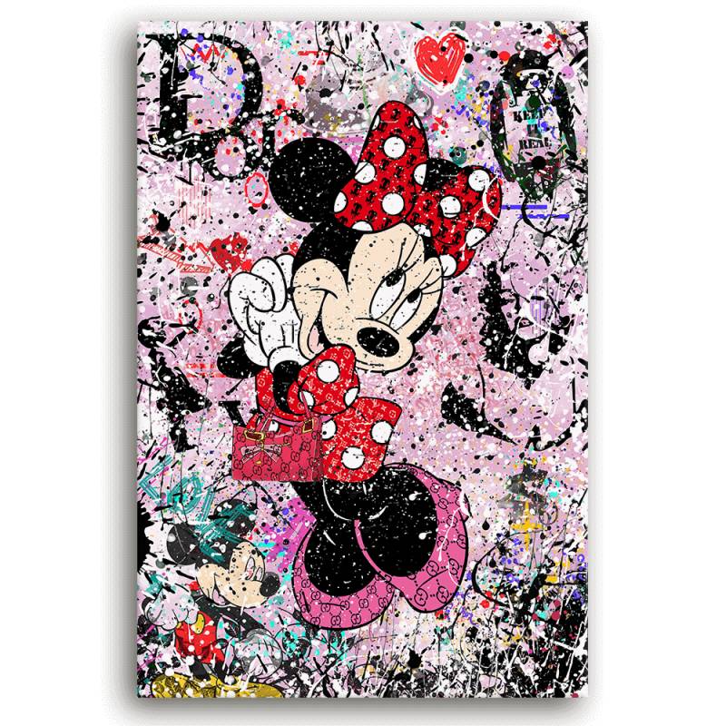 Leinwandbild - MINNIE THE LUXURY QUEEN - LIMITED EDITION von malango