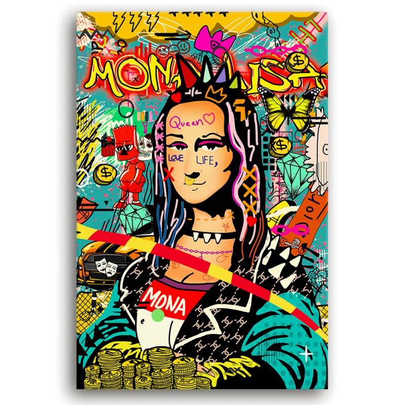 Leinwandbild - MONA LISA POP ART - LIMITED EDITION von malango