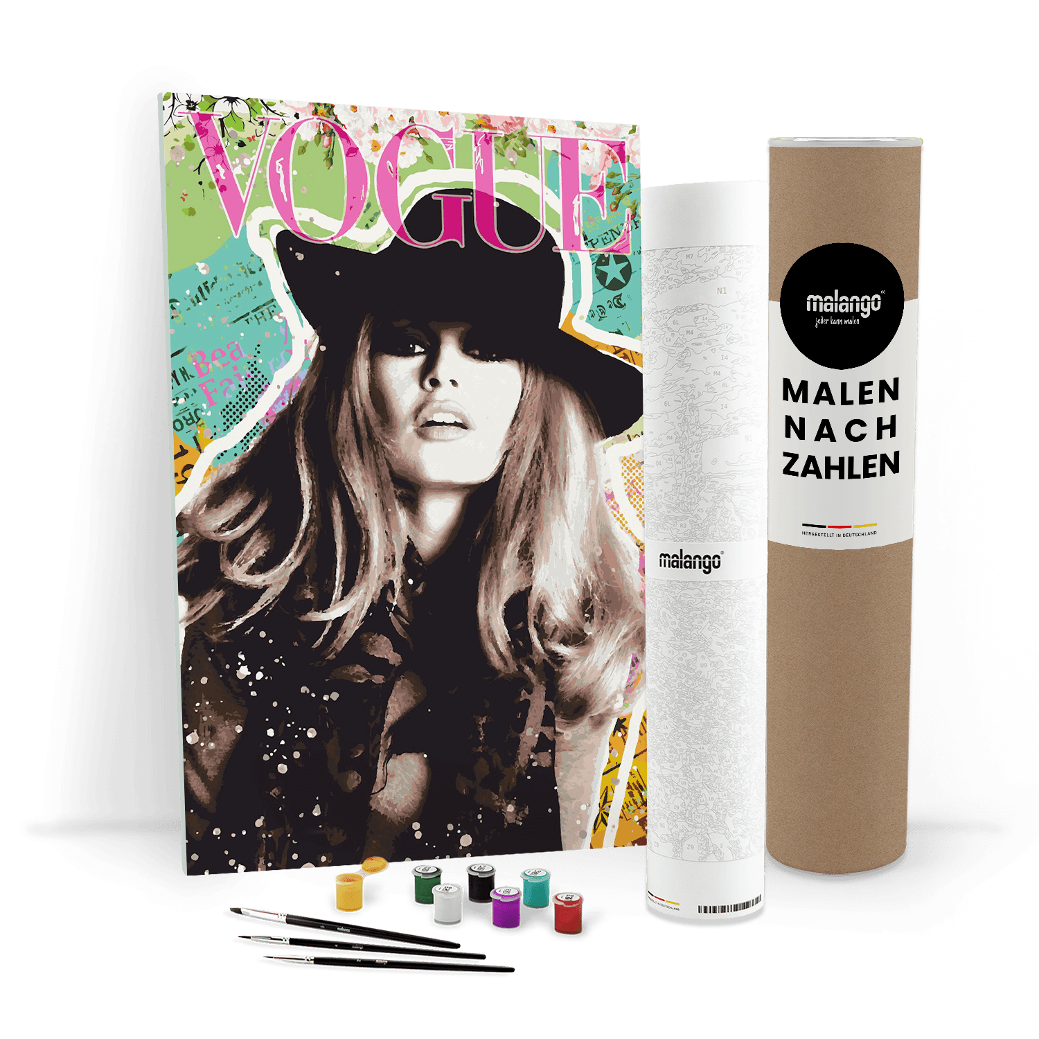 Malen nach Zahlen - BRIGITTE BARDOT POP ART - COVER GIRL - LIMITED EDITION von malango