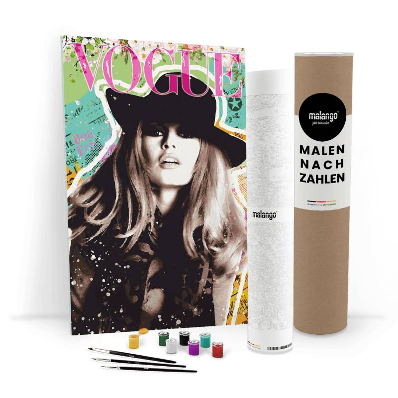 Malen nach Zahlen - BRIGITTE BARDOT POP ART - COVER GIRL - LIMITED EDITION von malango