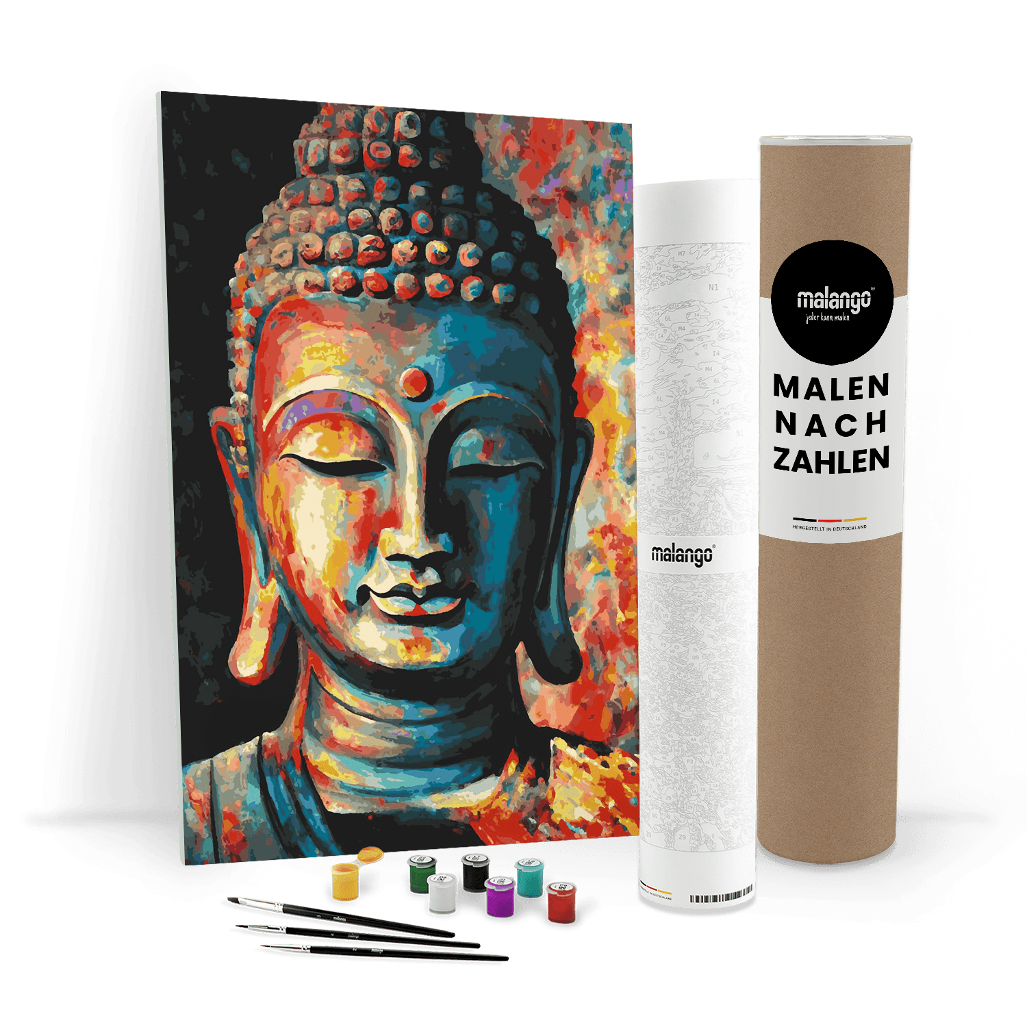 Malen nach Zahlen - Buddha Modern Art von malango
