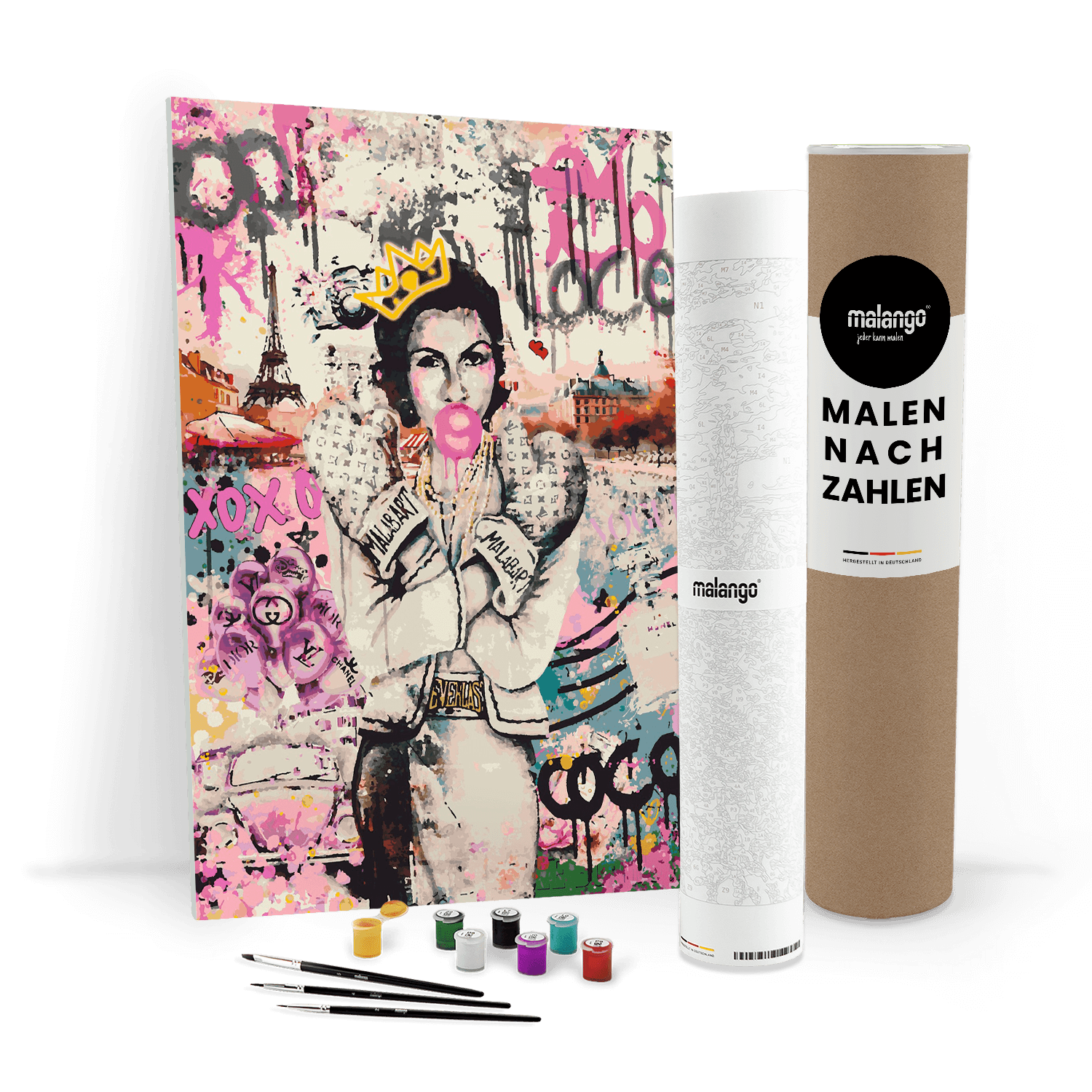 Malen nach Zahlen - COCO POP ART - COCO LOVES PARIS - LIMITED EDITION von malango