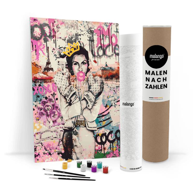 Malen nach Zahlen - COCO POP ART - COCO LOVES PARIS - LIMITED EDITION von malango