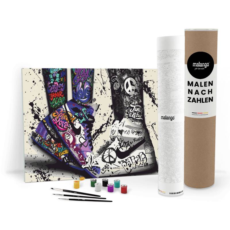 Malen nach Zahlen - JORDAN - BELIVE IN PEACE - LIMITED EDITION von malango