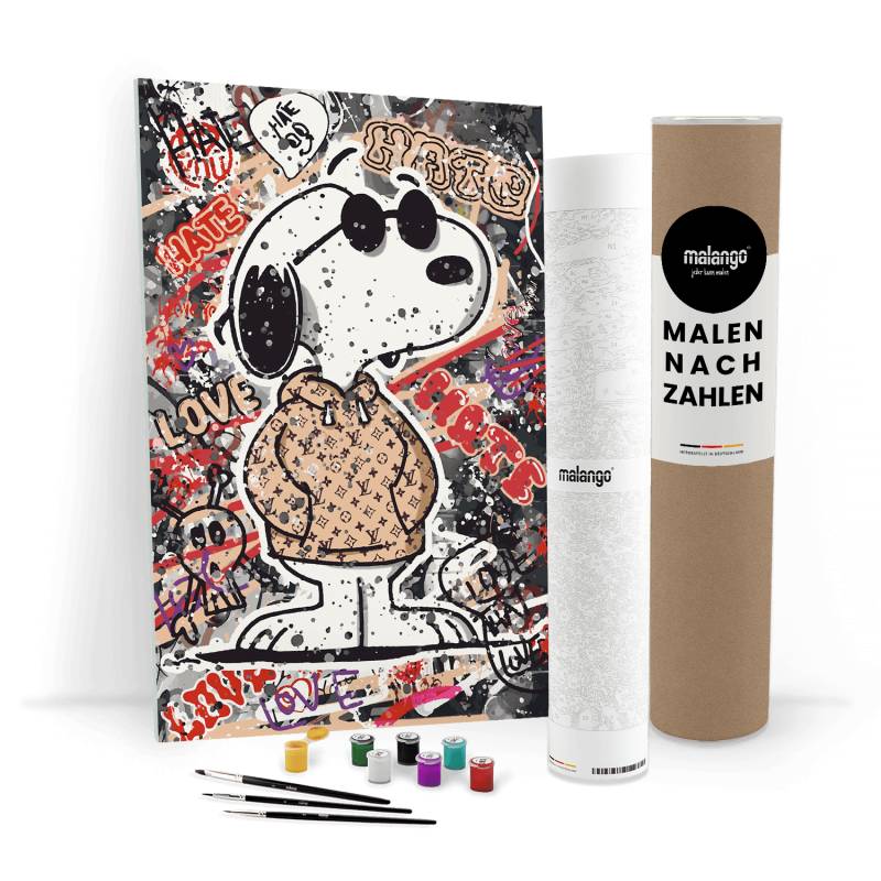 Malen nach Zahlen - LOVE AND HATE - LIMITED EDITION von malango