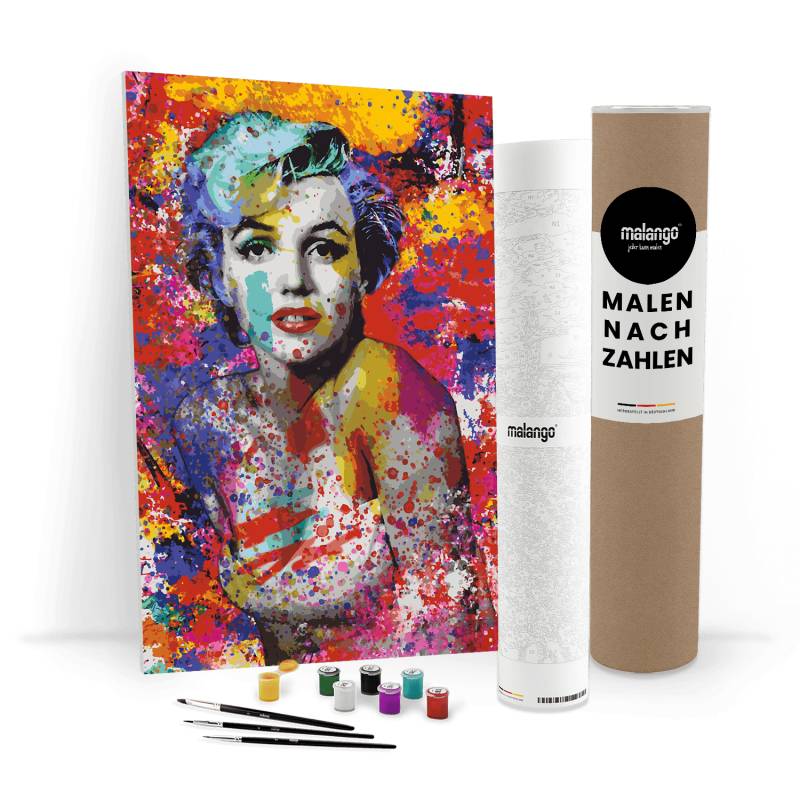 Malen nach Zahlen - MARILYN MONROE - COLOR ME POP ART - LIMITED EDITION von malango