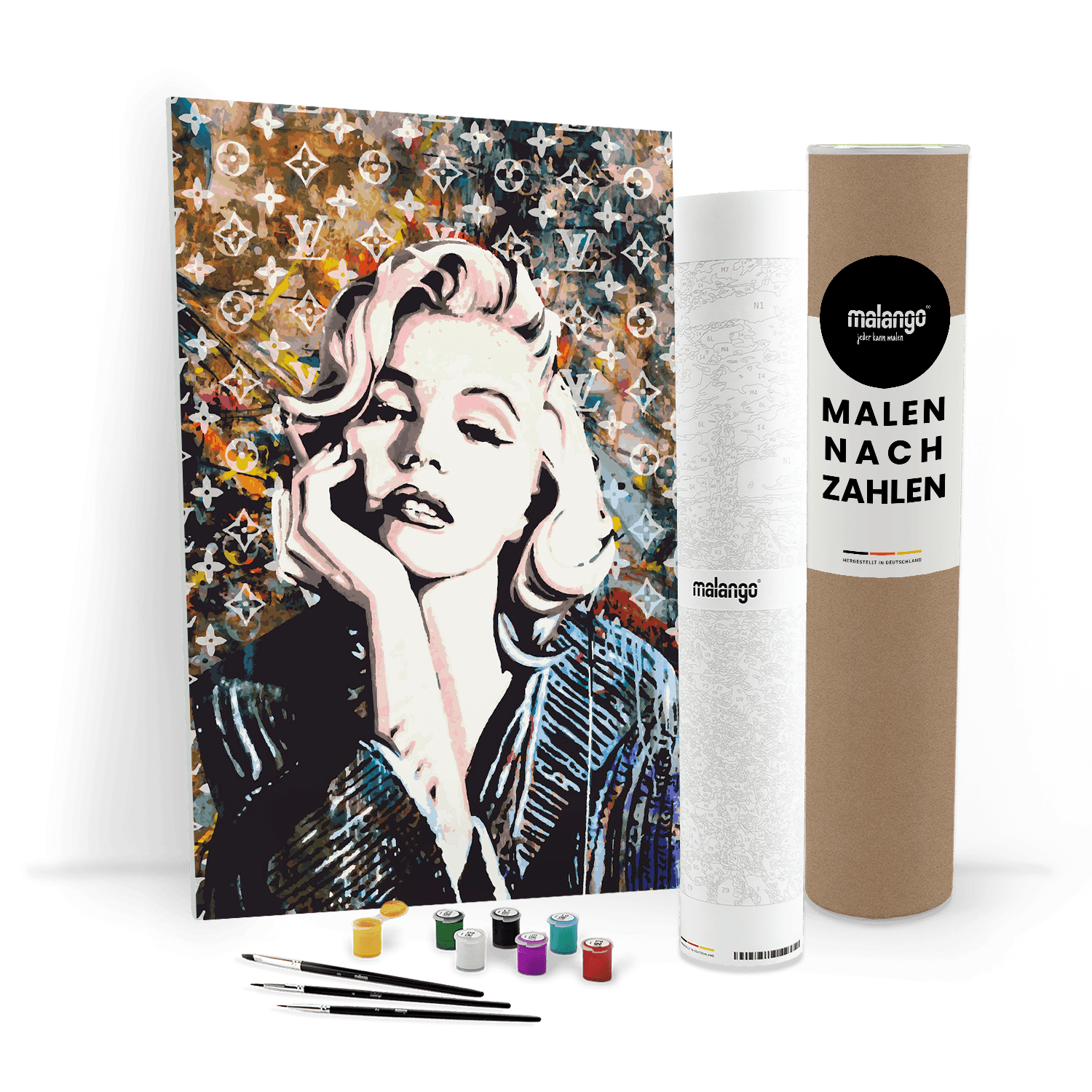 Malen nach Zahlen - MARILYN MONROE - HEY YOU - LIMITED EDITION von malango