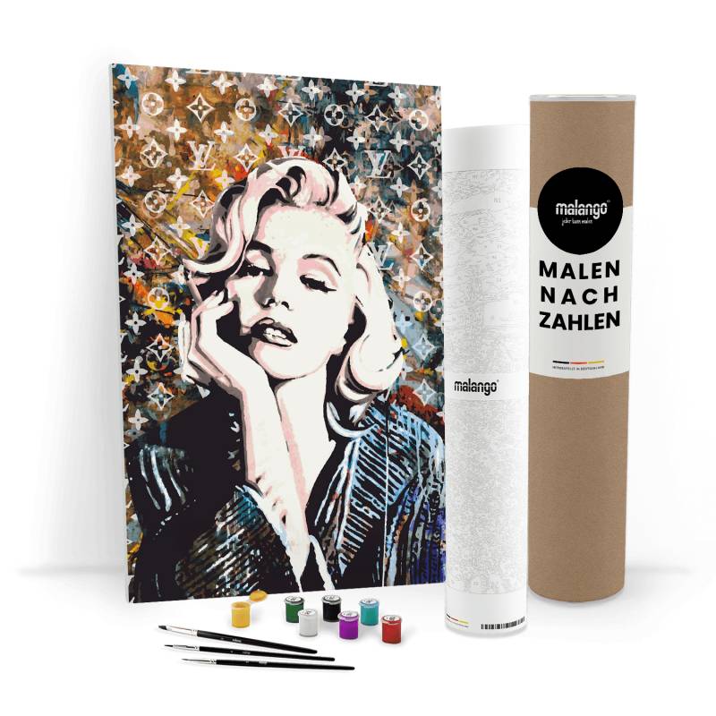 Malen nach Zahlen - MARILYN MONROE - HEY YOU - LIMITED EDITION von malango