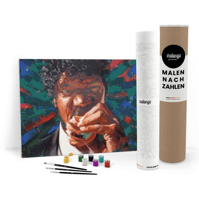 Malen nach Zahlen - PULP FICTION - JULES WINNFIELD LIKES BIG KAHUNA BURGER - LIMITED EDITION von malango