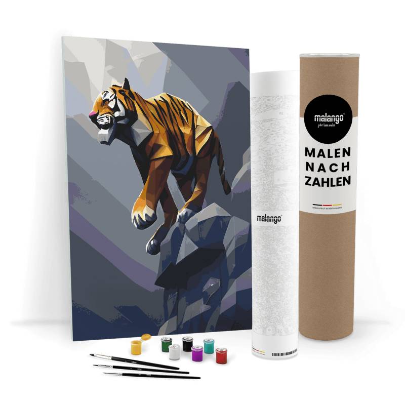 Malen nach Zahlen - Tiger Taddäus von malango