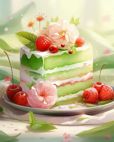 mantianhome Kreuzstich-Stickset, Dessertkuchen, 11 CT, handgefertigtes Set, DIY-Druckmuster, Dekoration, Heimdekoration, Beutel für Heimdekoration,40X50CM mantianhome Kreuzstich-Stickset, Dessertkuchen, 11 CT, handgefertigtes Set, DIY-Druckmuster, Dekoration, Heimdekoration, Beutel für Heimdekoration,40X50CM von mantianhome
