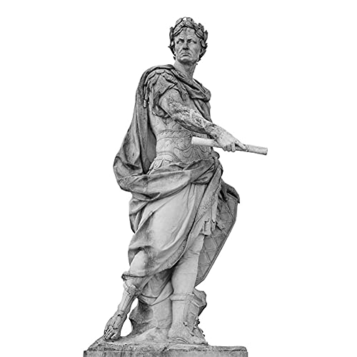 marca generica Schwarz und Weiß Römischer Kaiser Julius Skulptur Caesar Statue Poster und Drucke Leinwand Malerei Wandkunst Bilder Dekoration Ungerahmt-30X40cm von marca generica