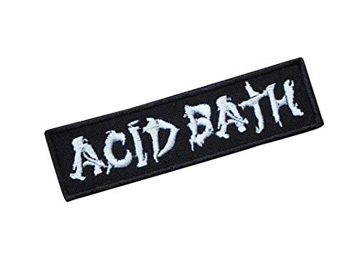 Acid Bath Metallband, bestickt, zum Aufbügeln von martynastradingofficial