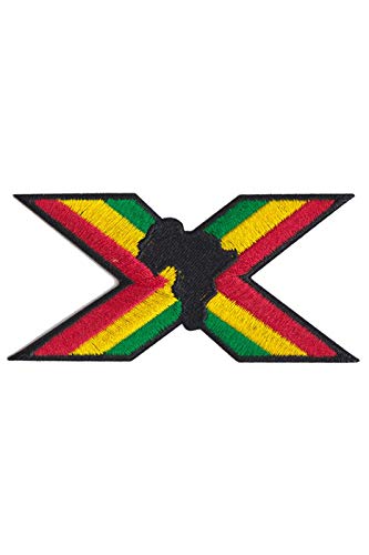 Aufnäher mit Jamaika-Flagge, Reggae-Aufnäher, bestickt, zum Aufbügeln, Souvenir, Zubehör von martynastradingofficial