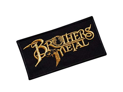 Brothers of Metal 1 besticktes Bügelbild Souvenir von martynastradingofficial