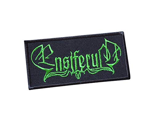 Ensiferum besticktes Bügelbild (paganischer Folk-Wikinger), Schwarz von martynastradingofficial