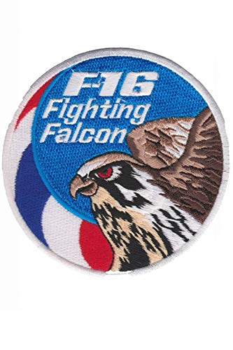 F 16 Fighting Falcon HQ Patch Abzeichen bestickt zum Aufbügeln von martynastradingofficial