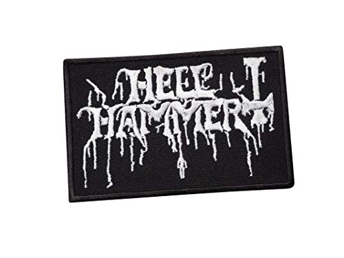 Hellhammer-Souvenir, bestickt, zum Aufbügeln von martynastradingofficial