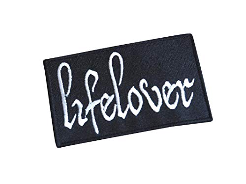 Lifelover für Fans von industriellem Metall, schwarzer Doom Punk Rock, Thrash Hypothermie, bestickt, zum Aufbügeln von martynastradingofficial