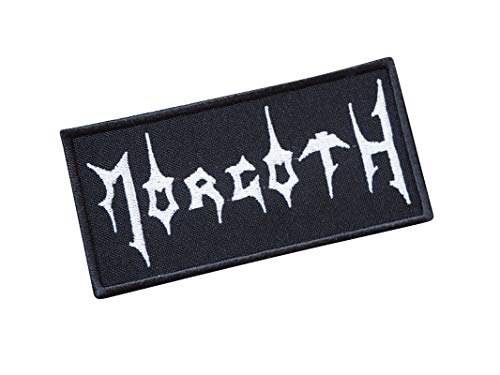 Morgoth schwarzes Metall bestickt zum Aufbügeln von martynastradingofficial