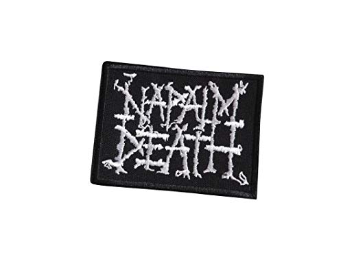 Napalm Death for Fans of Folk Metal, Black Doom Punk Rock, Thrash Metal Rock, bestickte Applikation zum Aufbügeln von martynastradingofficial