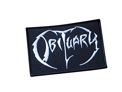 Obituary (Death Metal) bestickte Applikation zum Aufbügeln von martynastradingofficial